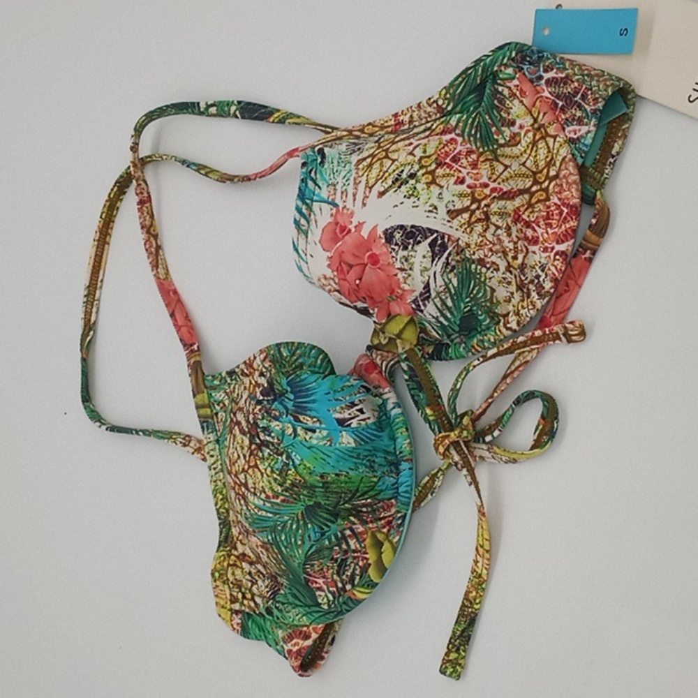 Sunsets California Tahitian Dream Jayne X Back Underwire Bikini Top S